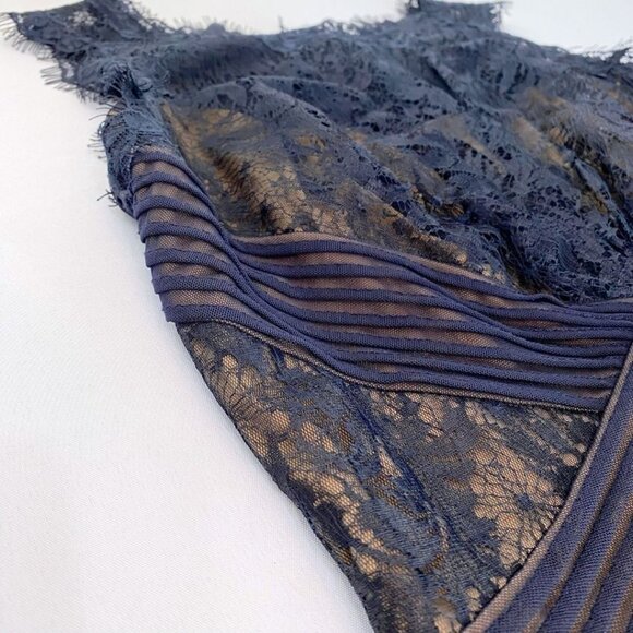 Tadashi Shoji Navy Lace Midi Dress - Picture 8 of 10